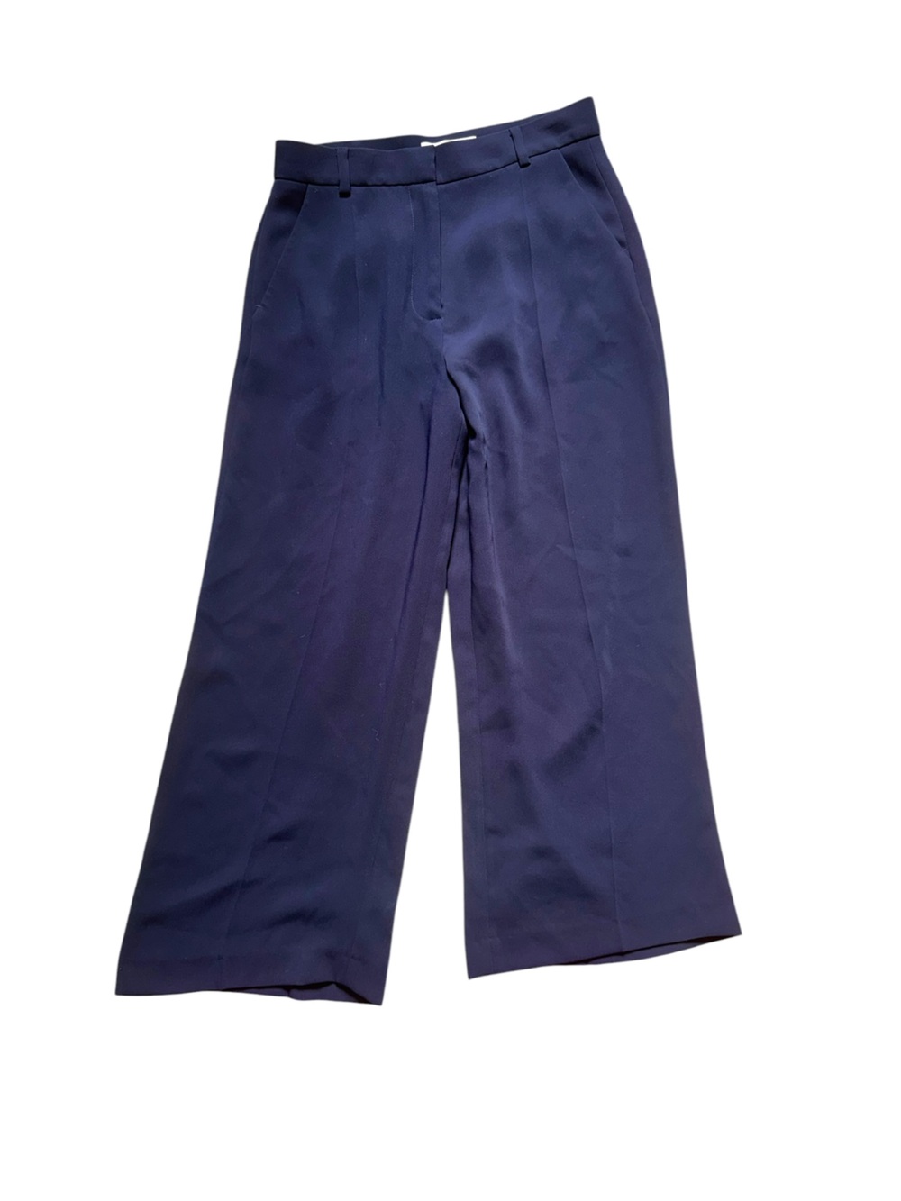 The Fold Navy Dress Pants Womens UK 10/US 6 Tailored Career Workwear Trousers